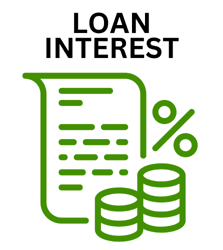 Loan interest graphic Loan interest graphic
