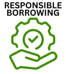 Responsible borrowing graphic