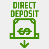 Direct deposit graphic