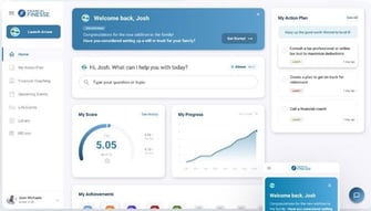 Financial Finesse interface
