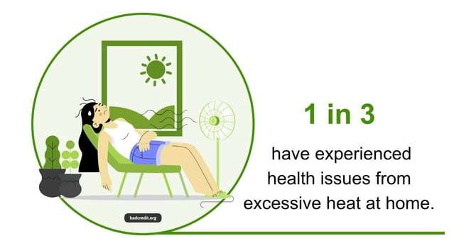 Heat health issues graphic
