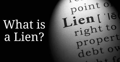 What Is A Lien What Is A Lien