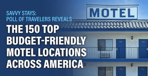 Savvy Stays: Poll of Travelers Reveals the 150 Top Budget-Friendly Motel Locations Across America