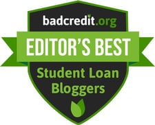 student loan bloggers bad credit badge student loan bloggers bad credit badge