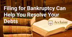 Filing for Bankruptcy Can Help You Resolve Your Debts and Steer Your Credit Toward a Brighter Future