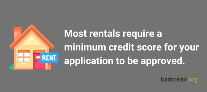 Infographic of how your credit score impacts your housing prospects