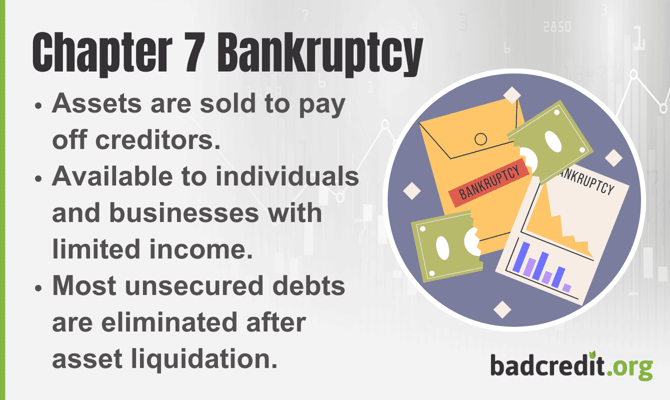 Chapter 7 Bankruptcy graphic Chapter 7 Bankruptcy graphic