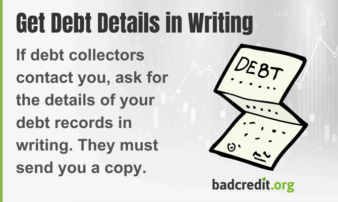 Get it in writing graphic