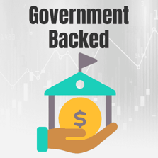 government backed mortgage graphic