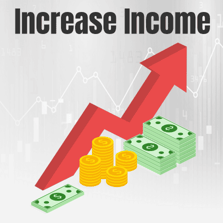 increase income graphic