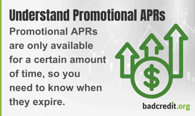 promotional APRs graphic promotional APRs graphic