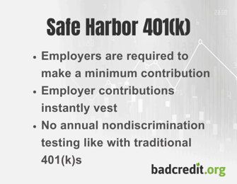 Details of a safe harbor 401(k) Details of a safe harbor 401(k)