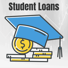 student loan graphic