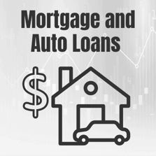 Mortgage and Auto Loans icons