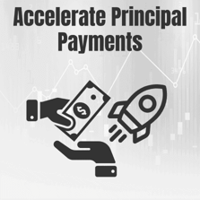Accelerate Principal Payments with rocket icon