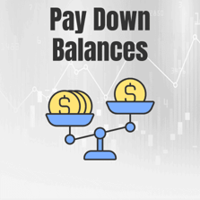 Pay down balances