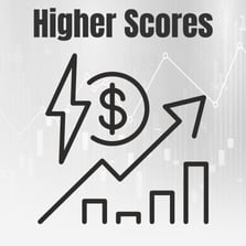 Higher scores