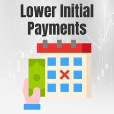 Lower Initial Payments Lower Initial Payments