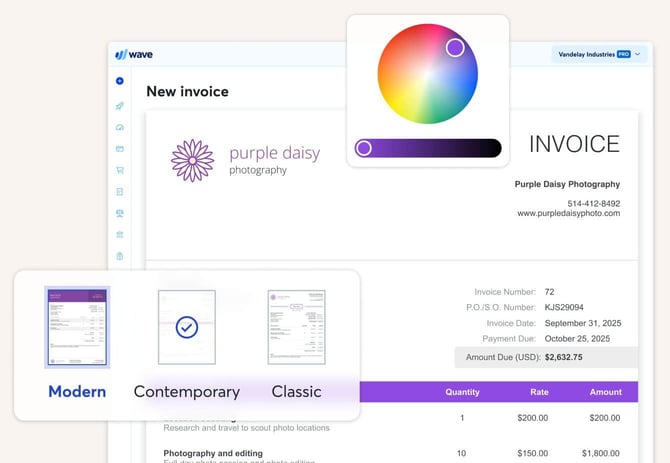 Wave invoice-creation tools Wave invoice-creation tools