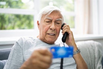 Senior Man with Credit Card