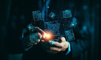 blockchain technology graphic blockchain technology graphic