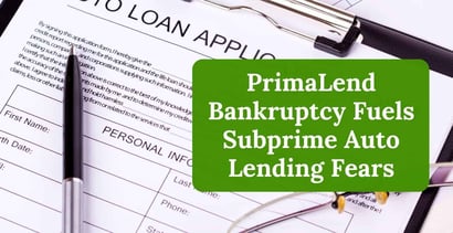 Primalend Bankruptcy Fuels Subprime Auto Lending Fears