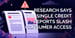 Industry Data Shows Single Credit Report Model Could Cut Consumer Access