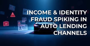 Income and Synthetic ID Fraud are Spiking in Auto Lending Channels