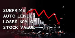 Canadian Subprime Auto Lender Stock Crashes 60% as Portfolio Losses Accelerate Risk Reassessment
