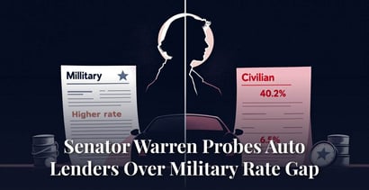 Senator Warren Probes Military Auto Loan Rate Discrimination