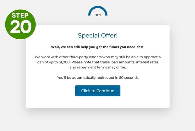 Screenshot of Loan For Personal step 20 Screenshot of Loan For Personal step 20