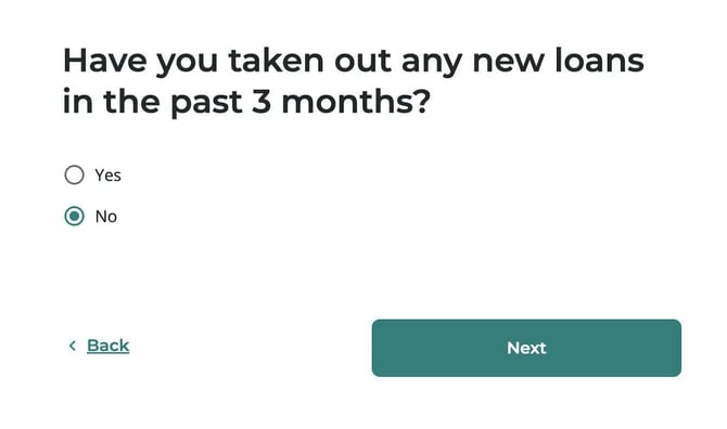 Upstart loan application step 12