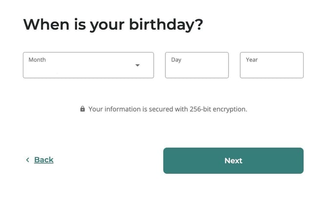 Upstart loan application step 4