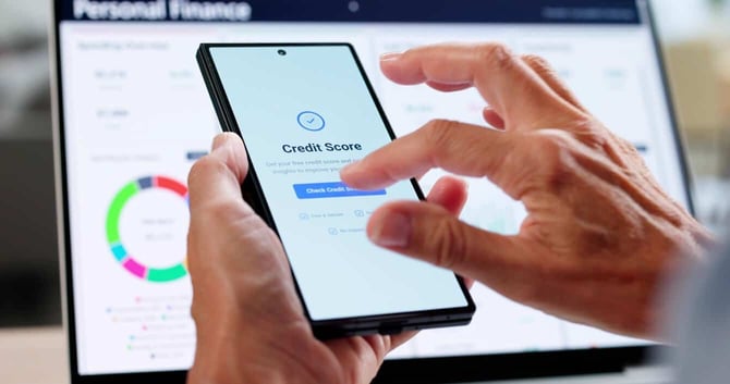 checking credit score smartphone checking credit score smartphone