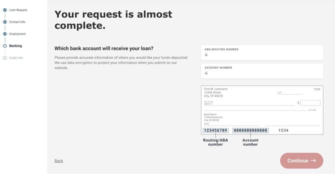 Screenshot of CashUSA loan request step 13 Screenshot of CashUSA loan request step 13