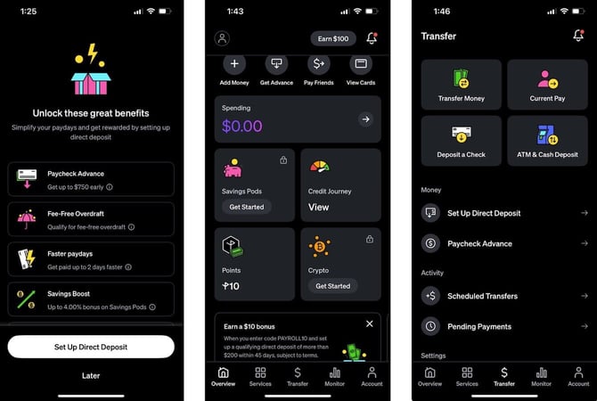 Screenshot of Current application steps 15 to 17