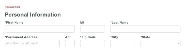 Screenshot of Flare Account signup step 2