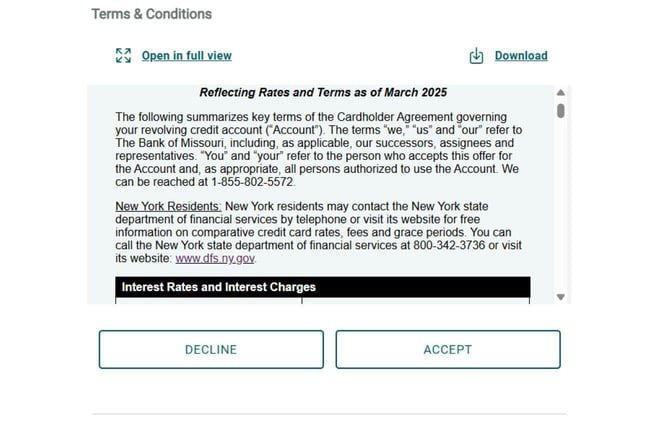 Screenshot of Aspire application step 4