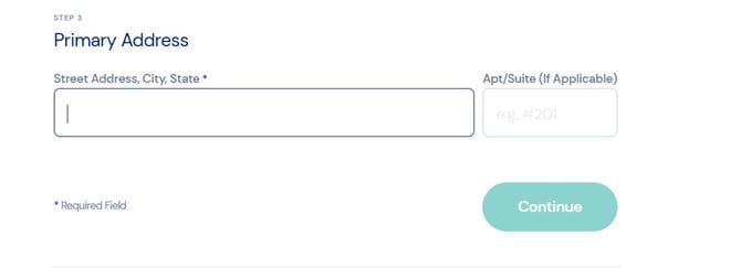 OneMain Financial Brightway Card application step 4