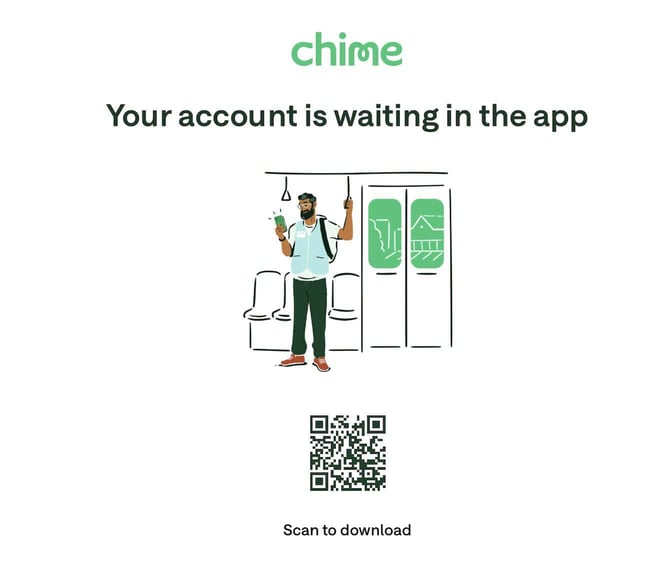 Screenshot of Chime Card enrollment step 10