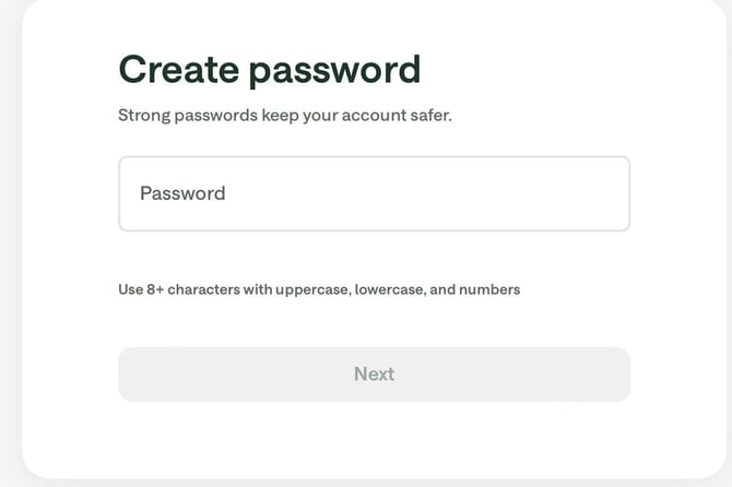 Screenshot of Chime Card enrollment step 6