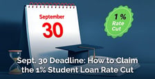 Student Loan Borrowers Have Until Sept. 30 for 1% Cut