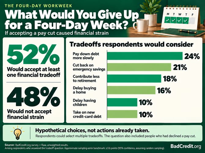 four-day workweek trade infographic four-day workweek trade infographic