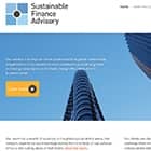 Sustainable Finance Advisory Sustainable Finance Advisory