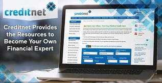 Creditnet Provides the Resources to Become Your Own Financial Expert