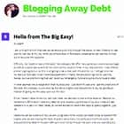 Blogging Away Debt Blogging Away Debt