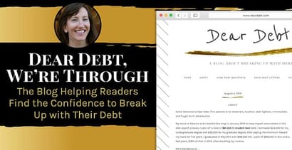 Dear Debt Blog Helps Readers Break Up With Debt Dear Debt Blog Helps Readers Break Up With Debt