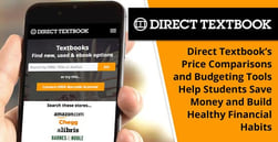 Direct Textbook’s Price Comparisons and Budgeting Tools Help Students Save Money and Build Healthy Financial Habits