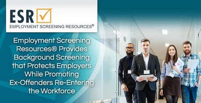 Esr Provides Resources To Help Ex Offenders Get Back To Work