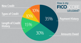 FICO Score 8 pie chart